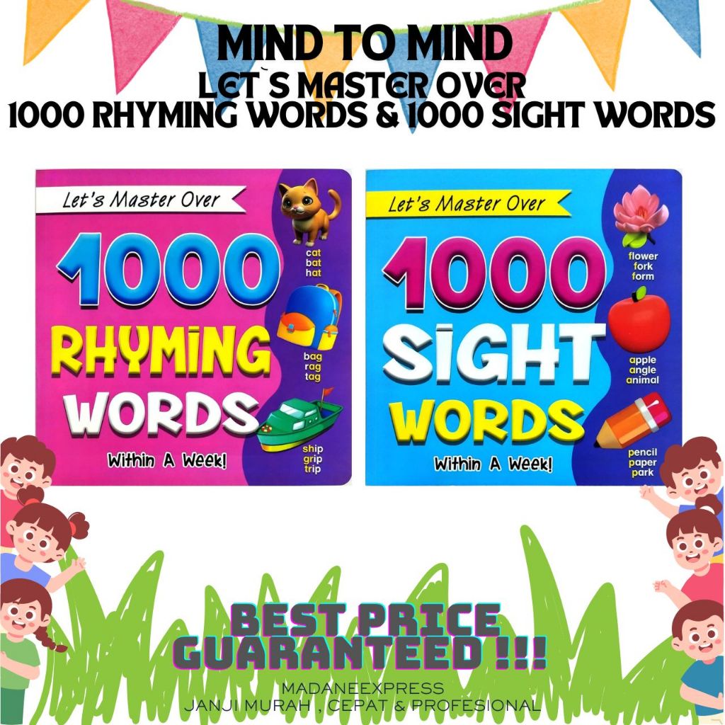 [XPRESS] MIND TO MIND : LETS MASTER OVER 1000 SIGHT WORDS & RHYMING WORDS WITHIN A WEEK