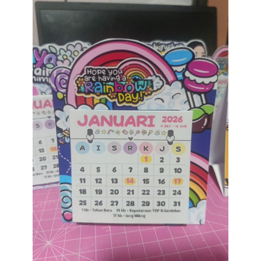 ปฏิทินจิ๋ว / ปฏิทินตั้ง / ปฏิทินตั้งโต๊ะ 2026