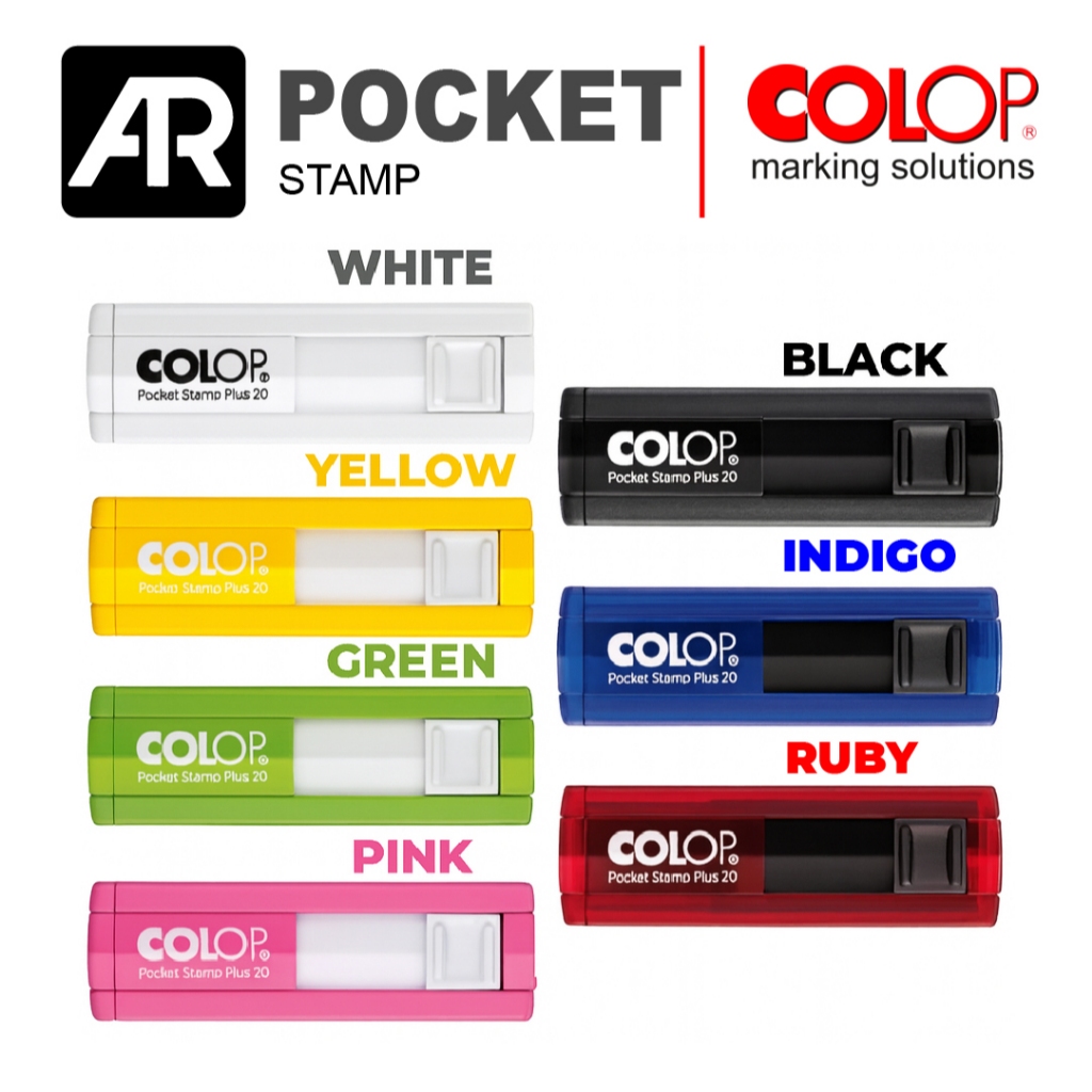 *SAME DAY POS* ตรายาง COLOP Self-Inking Pocket Stamp Plus 20 Plus 30 Plus 40