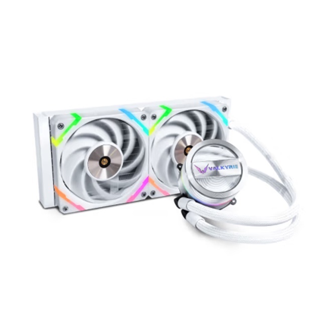 Valkyrie GL240W RGB 240 มม. คูลเลอร์ซีพียูเหลว -