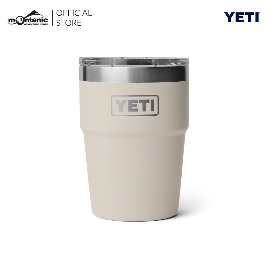 YETI Rambler 16 OZ Stackable Cup พร้อมฝาปิด MagsliderTM