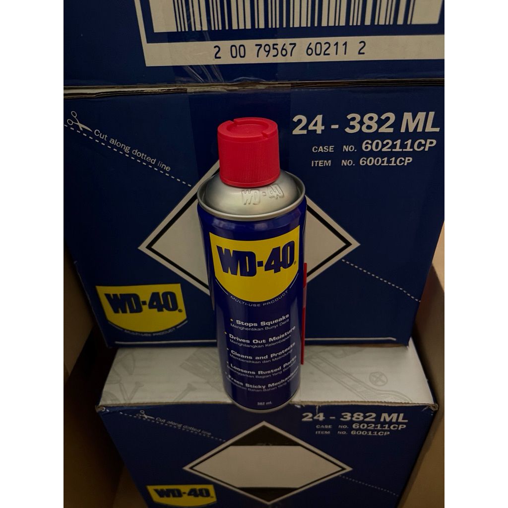 WD-40 381ML MULTI USE LUBRICANT SPRAY / ANTI-RUST SPRAY / MINYAK SEMBORAN ANTI KARAT WD40 antitrust
