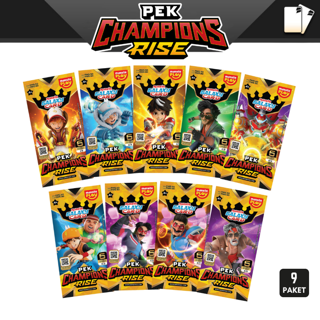 Pek Champions Rise - MONSTA Galaxy Card Set (54 KAD) การ์ดเกม