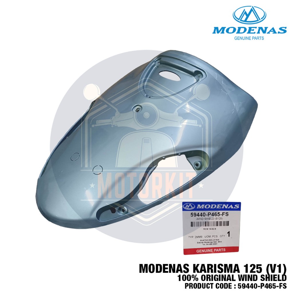 MODENAS KARISMA 125 V1 OLD S125 WIND SHIELD WIND SUPPORT 59440-P465-FS