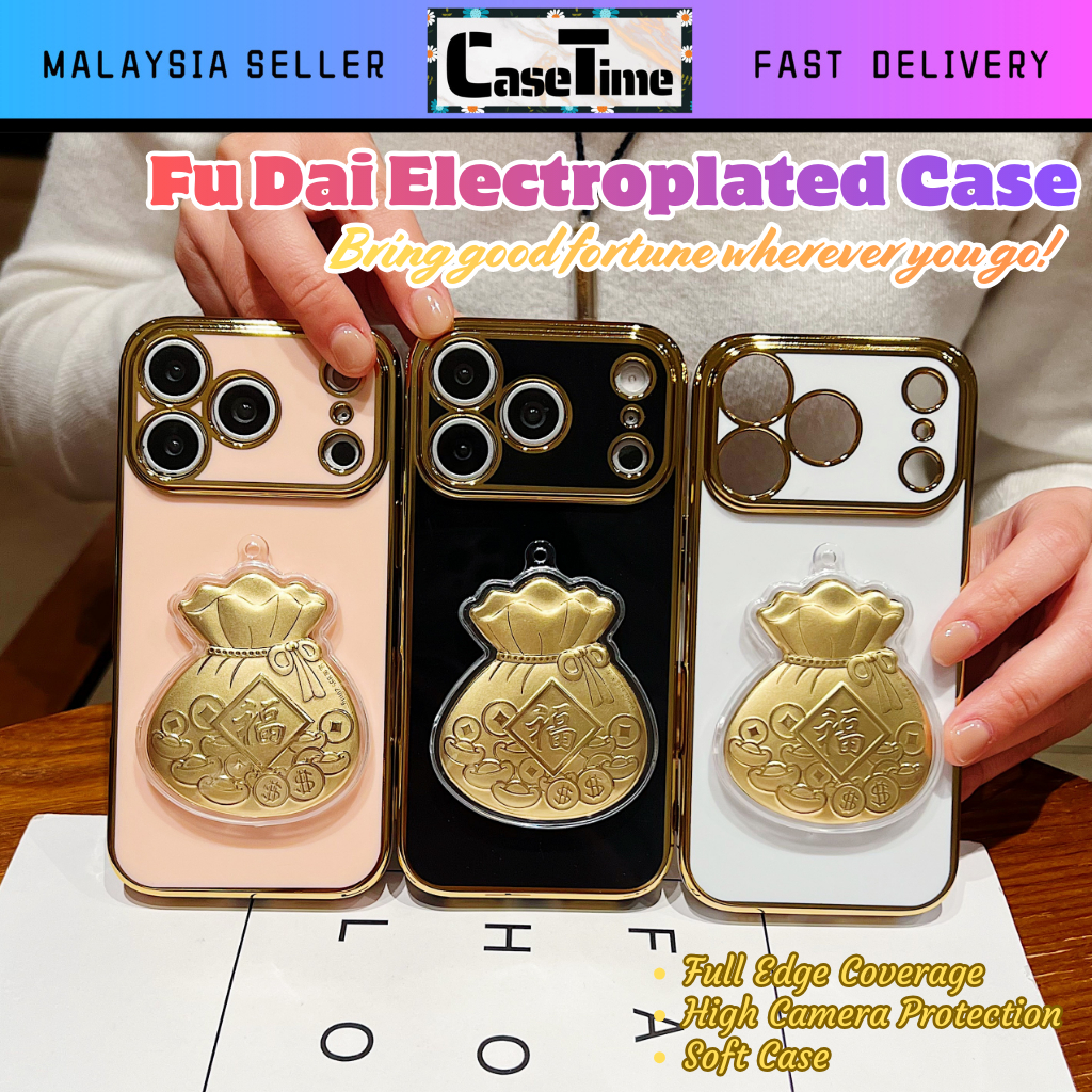 Honor X6a X6b X7 X7a X7b X8 4G X8a X8b X9 X9a 70 90 200 Pro Lite 5G fon s electroplated ทอง lucky กร