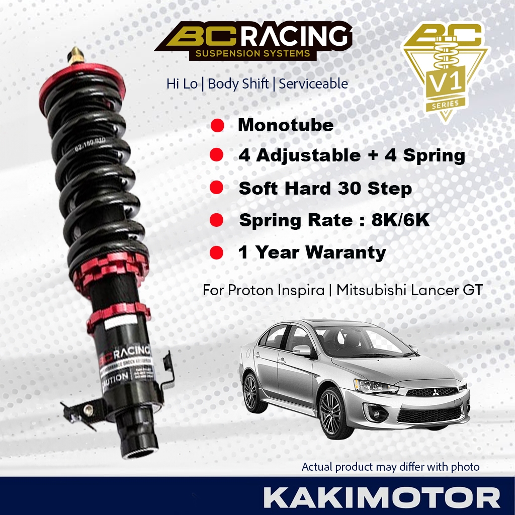 BC Racing V1 Siri Suspensi Boleh Laras - Proton Inspira (โมเดล VN)