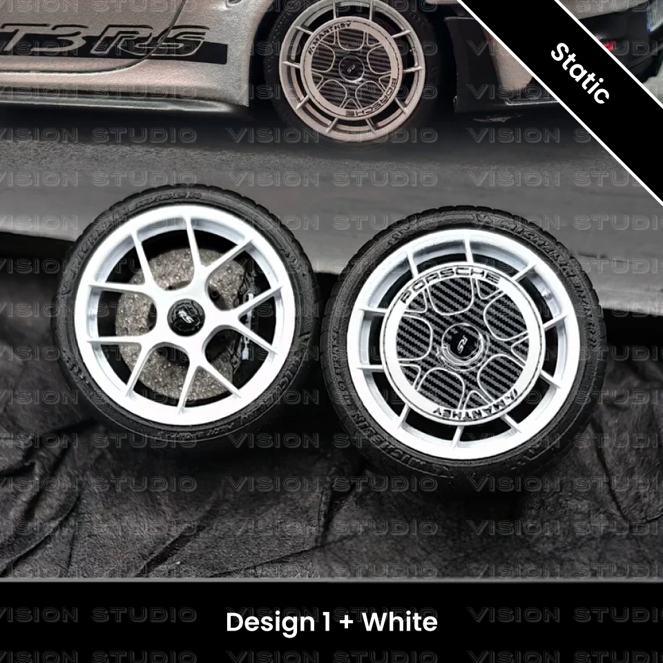1/64 รุ่น (S) Porsche 1992 GT3RS MR Aerodisc Design Rim 1
