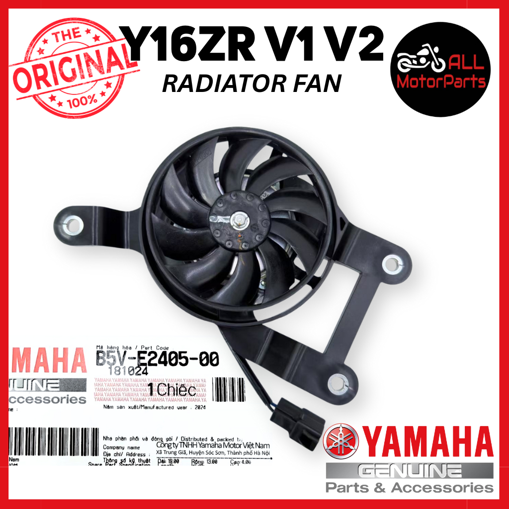 Y16 Y16Z Y16ZR V1 V2 RADIATOR COOLANT FAN BLOWER ASSY B5V-E2405 YAMAHA