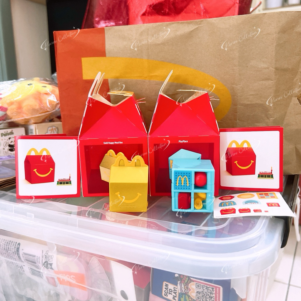 McDonald น้อยs 2025 Collection Mcd Play Place Gold Happy Meal Box Toy 麦LocalMcDonald Happy Meal 玩具