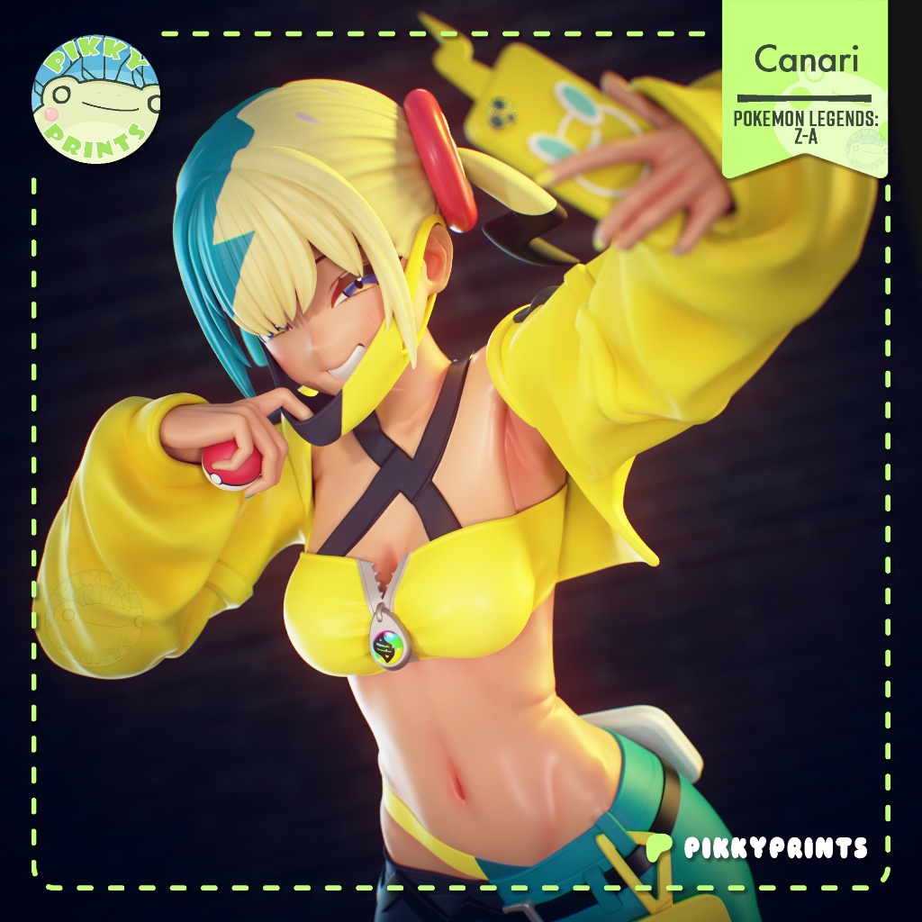 Pikky Prints Canari - Pokemon Legends: ZA 1/7 ฟิกเกอร์เรซิ่นพิมพ์ลาย 3 มิติ