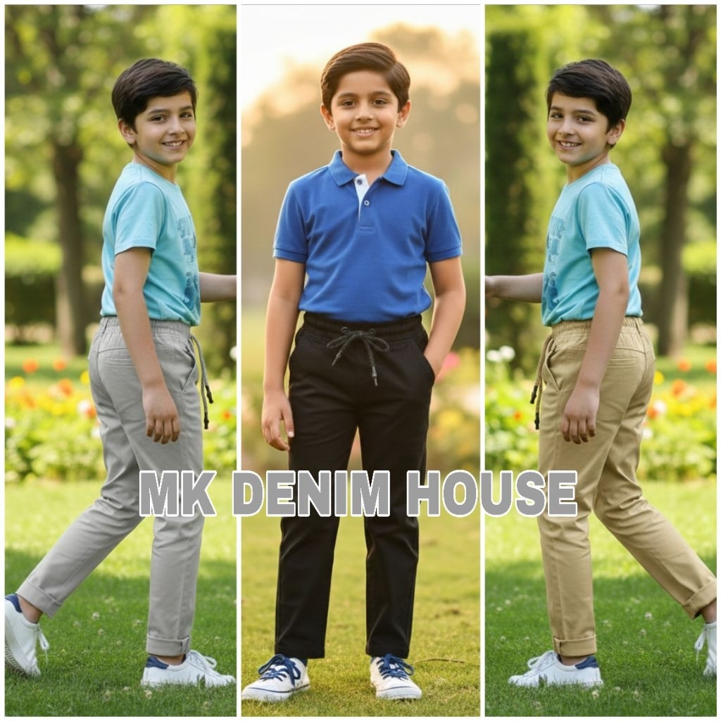 Kids Slack Pants, Boy Slack Pants, Girl Slack Pants Quality Good 2y-12y