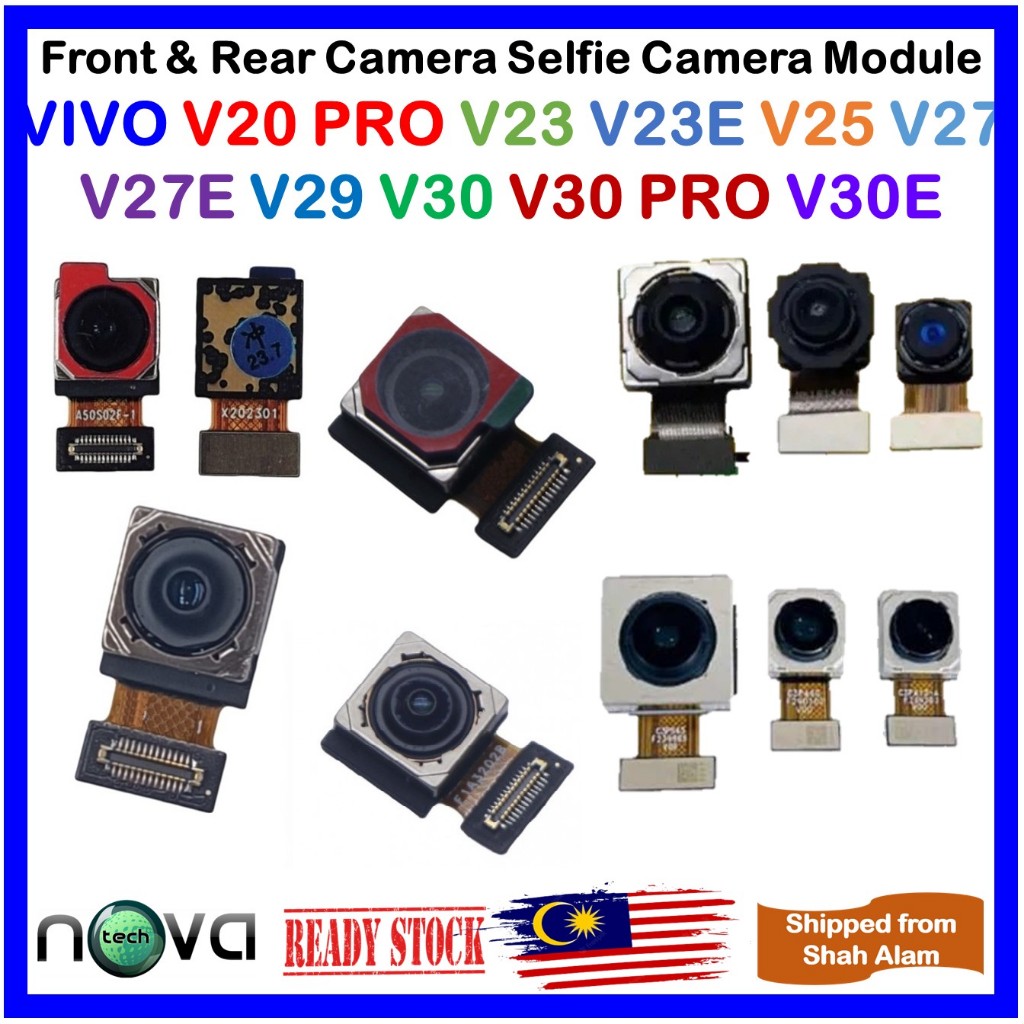 กล้องหน้าและหลัง Selfie กล้องโมดูลสําหรับ VIVO V20 Pro V23 V23E V25 V27 V27E V29 V30 V30 Pro V30e
