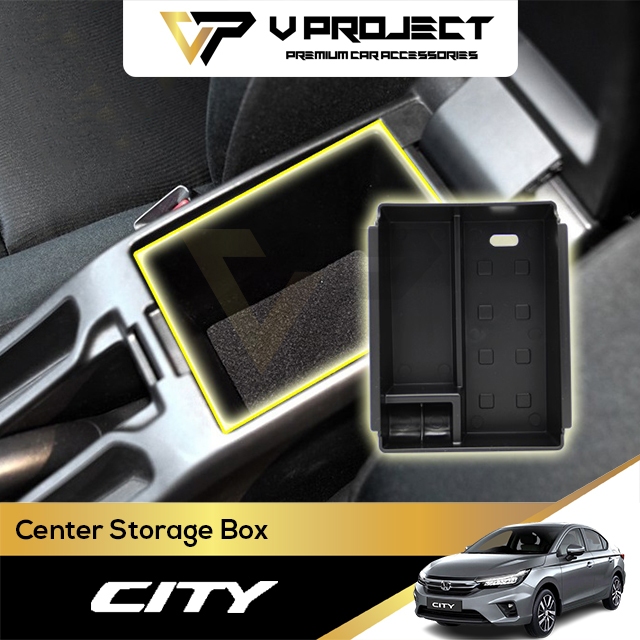 Honda City GN2 7th Gen Hatchback Center กล่องเก็บที่วางแขนเหรียญถาด 2020 - 2026 GN MK7 V โครงการ