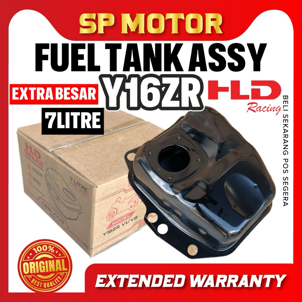 YAMAHA Y16ZR Y16 FUEL ถังถังน้ํามันขนาดใหญ่ 7L 7 ลิตร HIGHWAY RESISTANT HLD