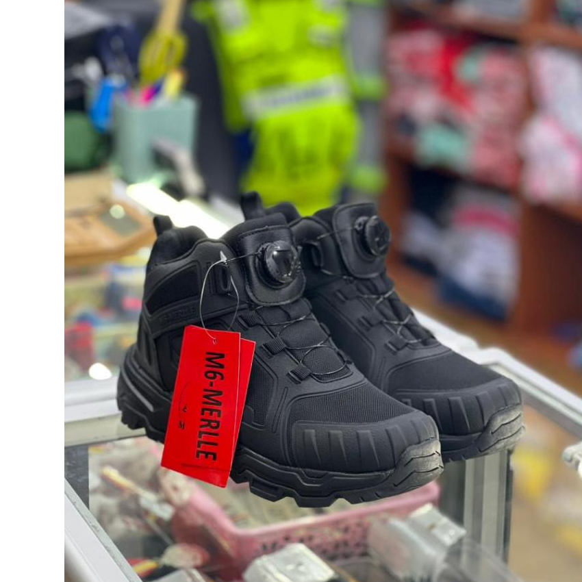 ใหม่ Merlle M6 รองเท้ากู้ภัยยุทธวิธีกลางแจ้งสําหรับเดินป่าและรองเท้า Duty