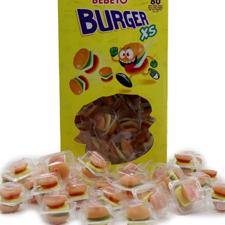 Bebeto Burger XS Sweet Jelly 10g 250g 500g 840g