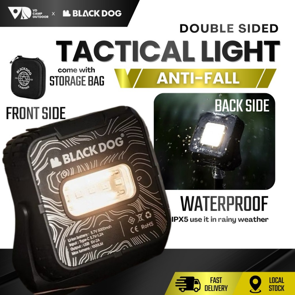 BLACKDOG Camping Light Waterproof Rechargeable Emergency Led Lamp Atmosphere Outdoor Lampu Lighting