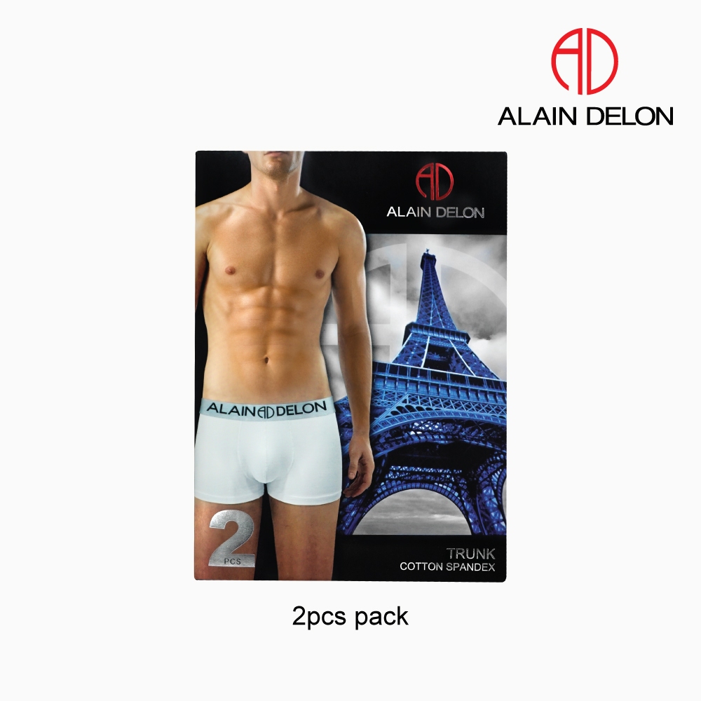 Alain Delon (2 ชิ้น) ชุดชั้นในผ้าฝ้ายสแปนเด็กซ์สําหรับผู้ชาย - AD8232