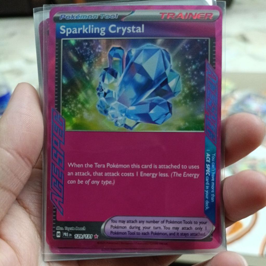 Pokemon TCG Ace Spec Sparkling Crystal Prismatic Evolution
