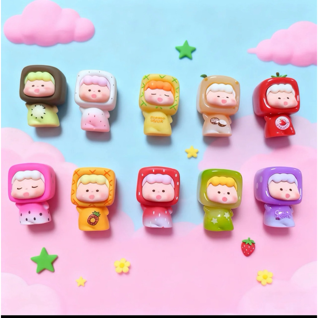 9 Box Game 10 series Big Square Fruit Zai Zai 10款 Fruits大方