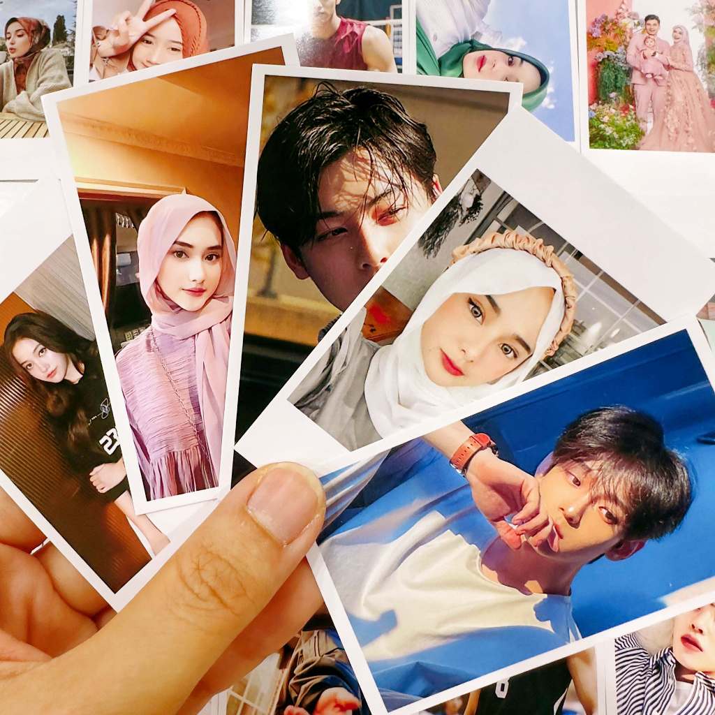 การ์ดโลโม่ 2R Premium HD Photo Print Glossy Cetak Gambar Cuci Gambar HD