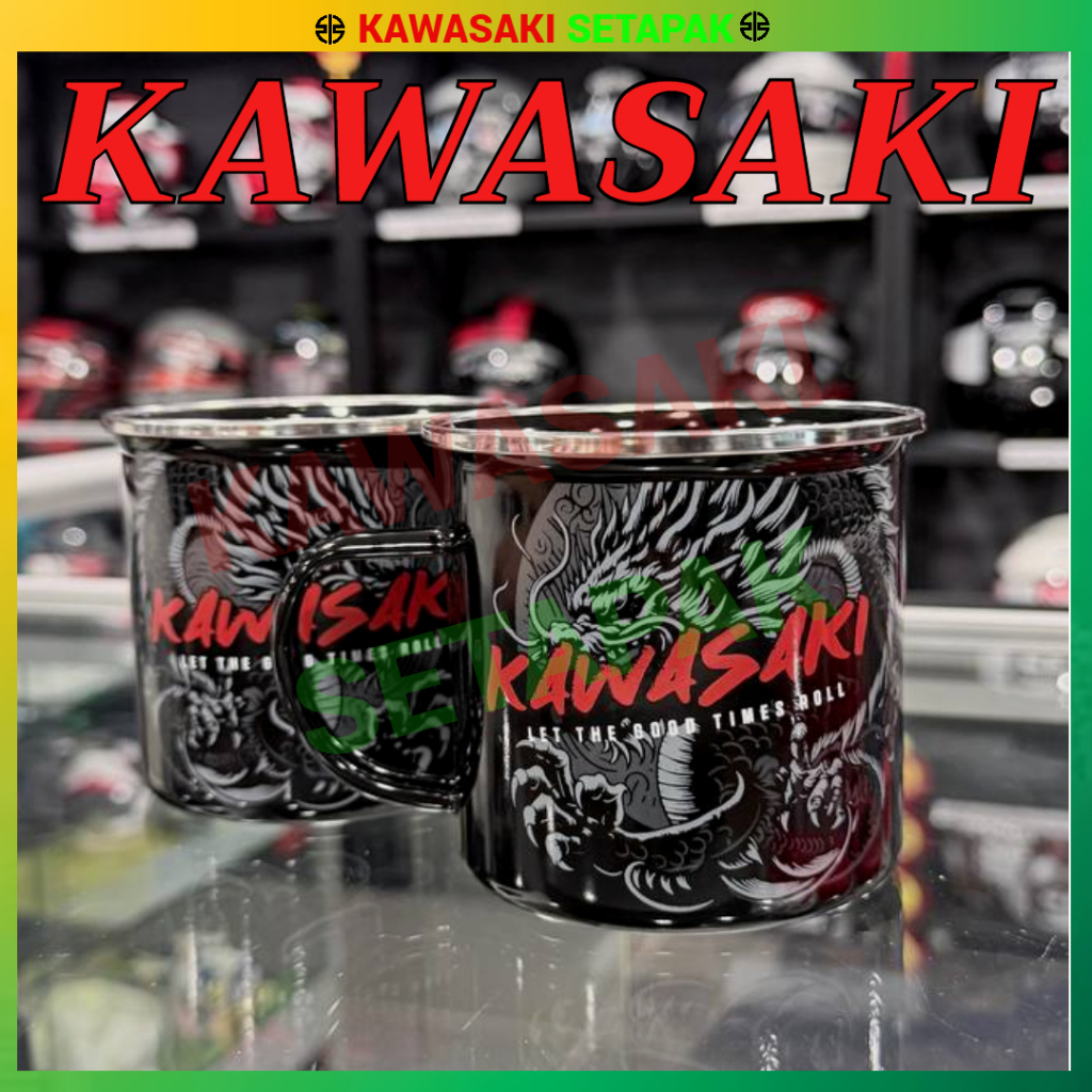 แก้ว KAWASAKI STEEL ENAMEL 2026