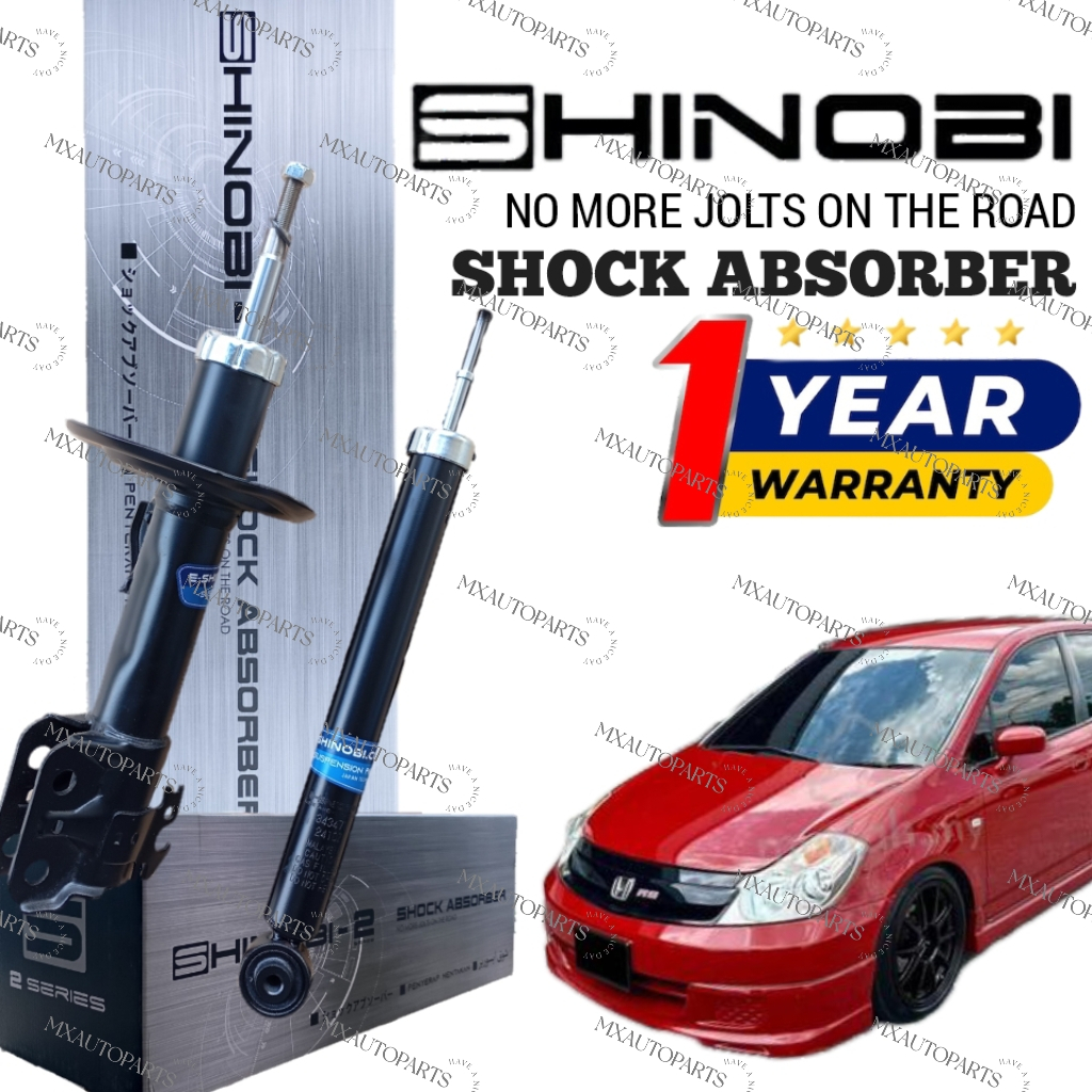 (รับประกัน 1 ปี) E-SHINOBI SHOCK ABSORBER HONDA STREAM S7A S7C RN1 RN3 RN5 1.7 2.0 ด้านหน้าหรือด้านห