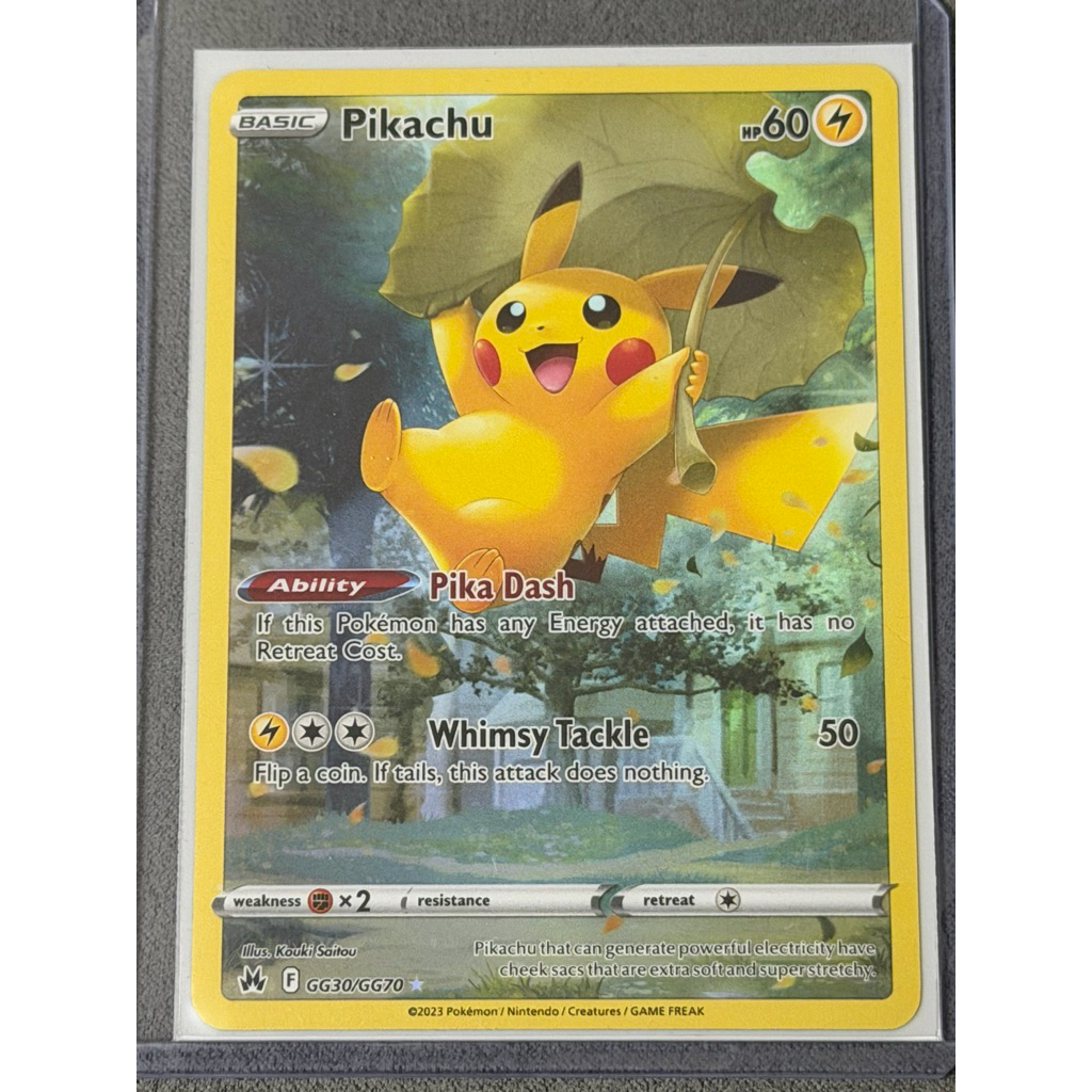 Pokemon TCG SS12.5 Crown Zenith - Pikachu GG30/GG70 - อัลตร้า
