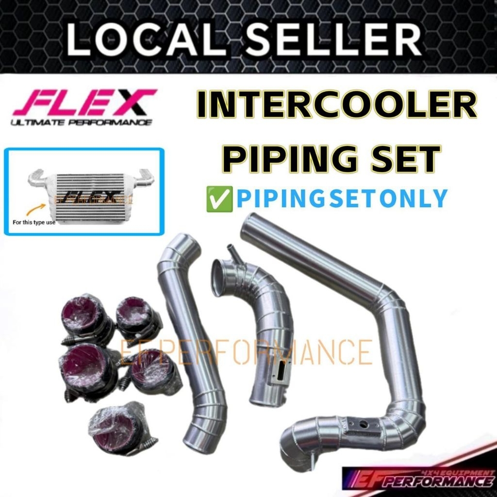 FLEX ISUZU DMAX 3.0 2021-2025 INTERCOOLER PIPING ชุดท่อคลิป CRAB TYPE