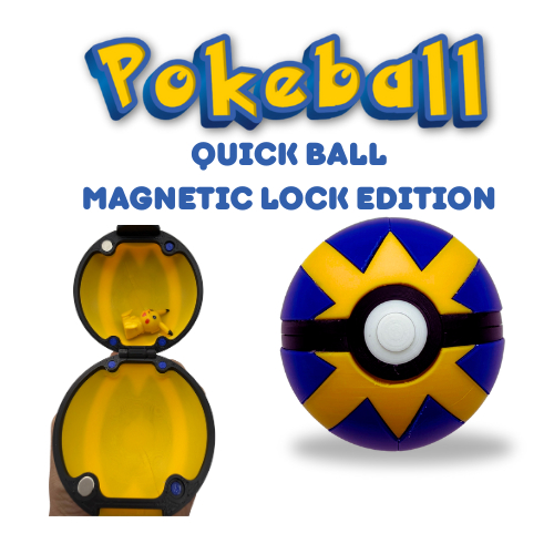 Pokeball Quick Ball Magnetic Lock Edition