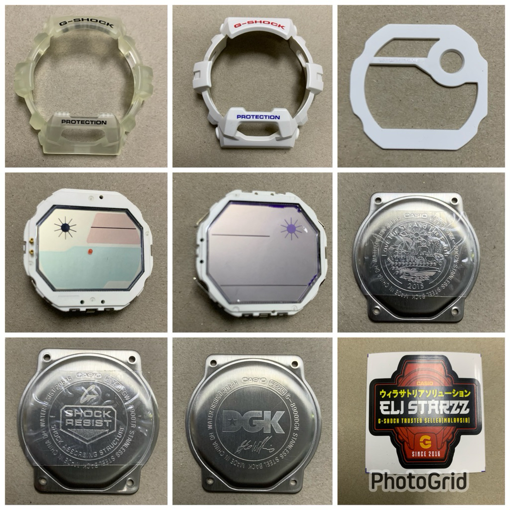 BEZEL/FACEPLATE/MODULE/BACKCASE FOR G/GW/GWX8900 NEW G SHOCK