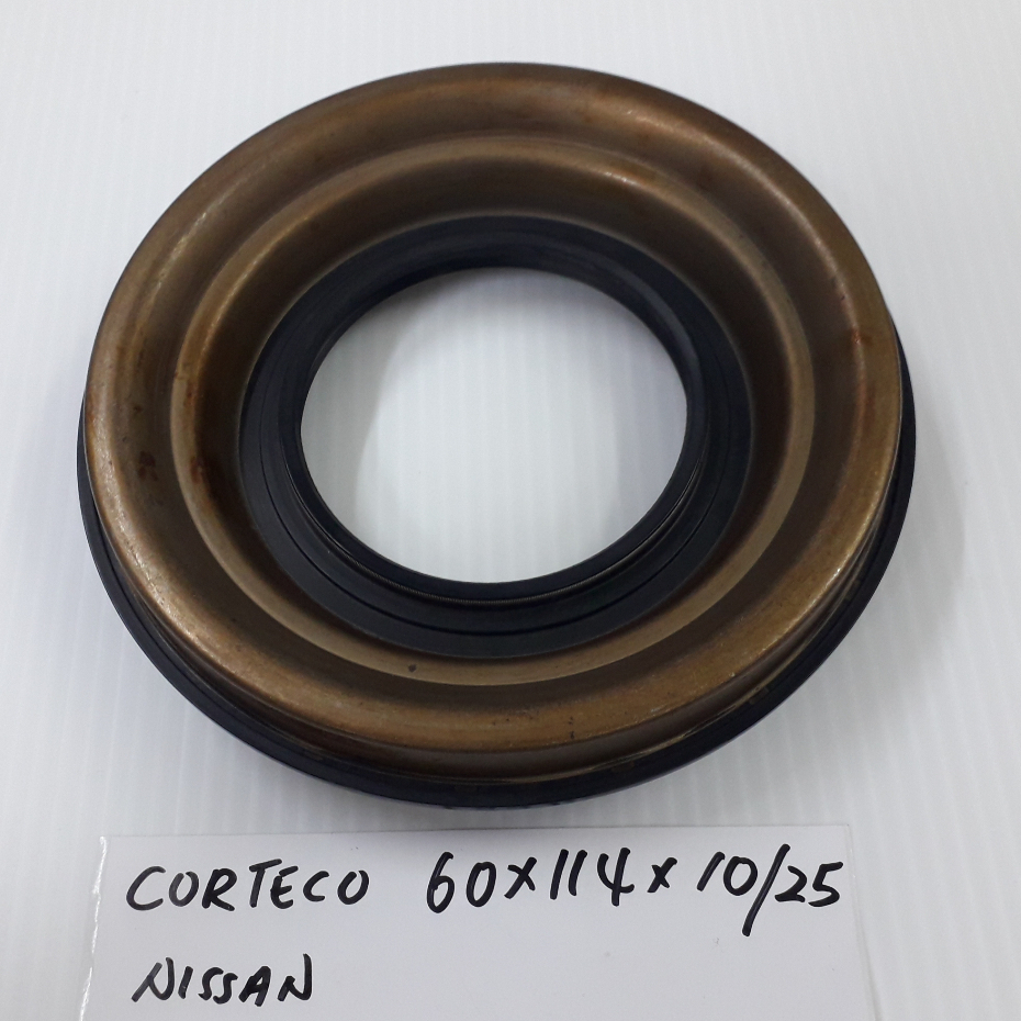 (1 ชิ้น YEi 60x114x10/25) (TBRY) กล่องเกียร์ Pinion ซีลน้ํามันสําหรับ Nissan Ud Yu41 (BH5013E) (3818