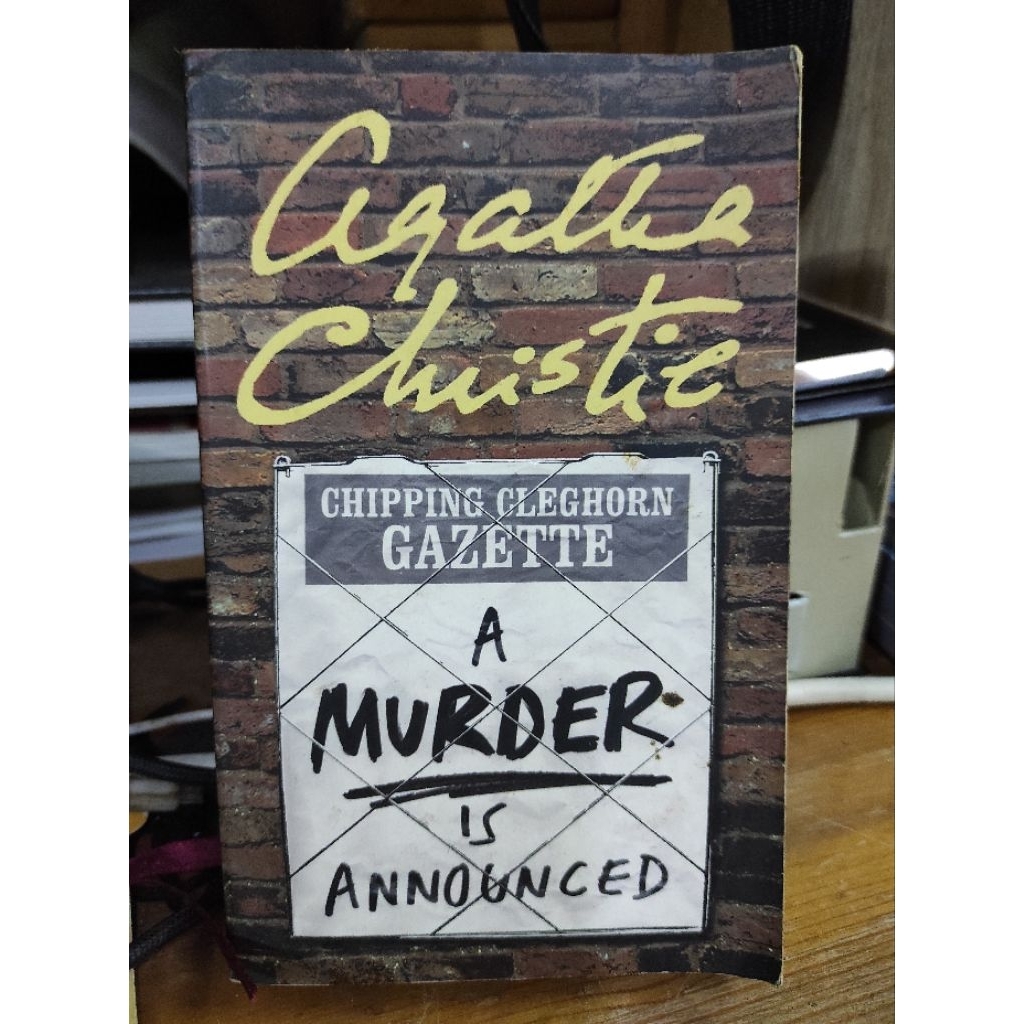 [ใช้แล้ว] A MURDER IS ANNNOUND - AGATHA CHRISTIE