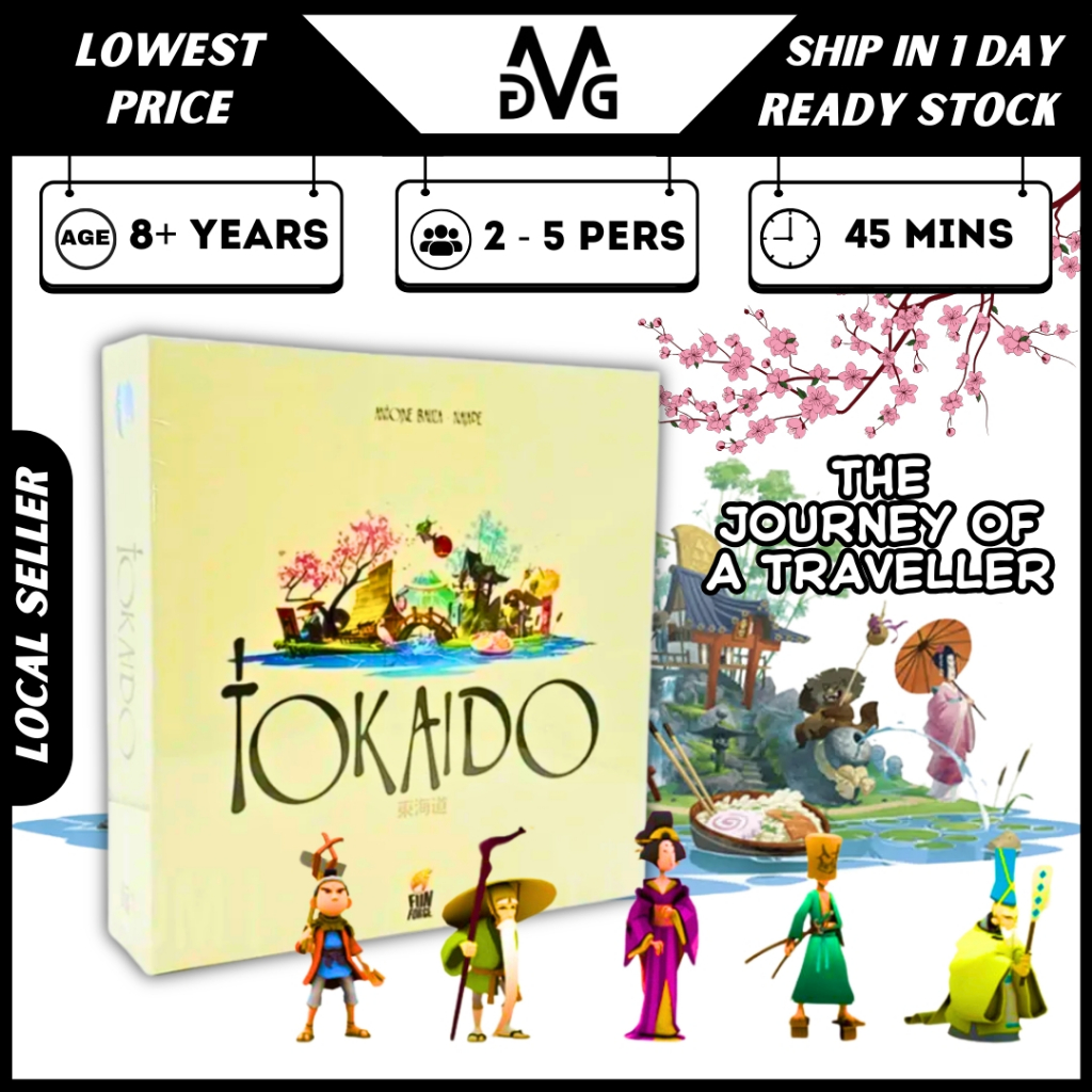 Tokaido Card Game Board Game for Family Friend Strategy Travelling Party Game in Japan Dixit Risk Ga