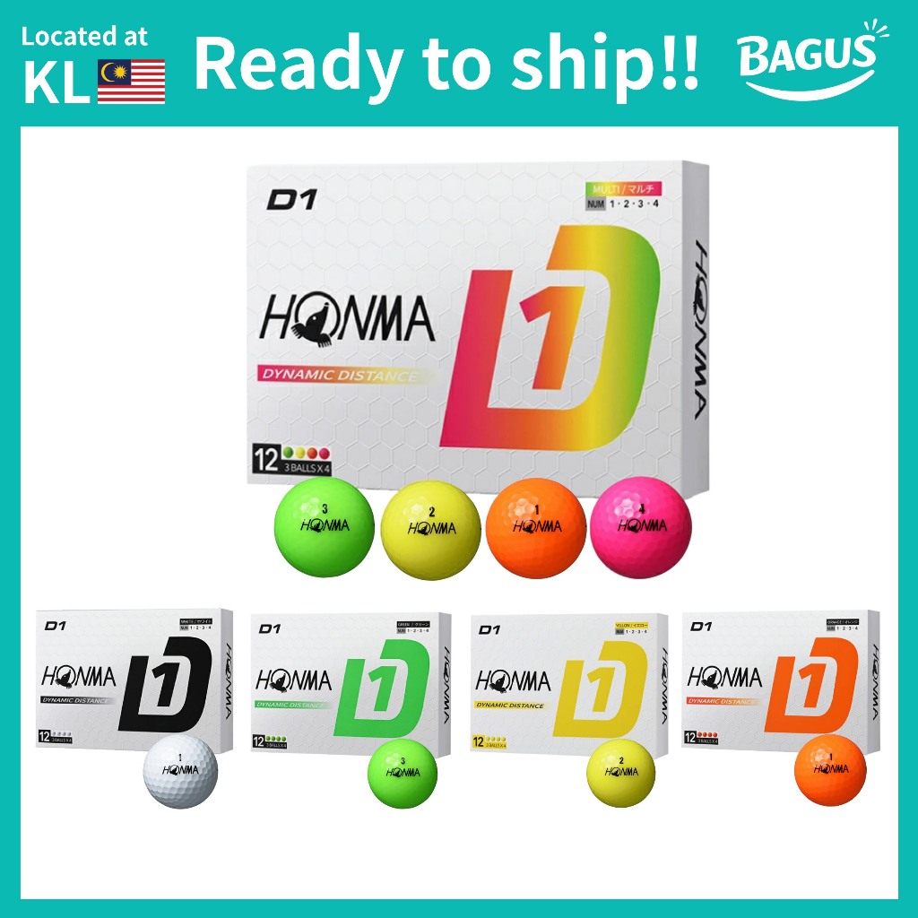 HONMA D1 2024 Golf Balls NEW – Distance Made Easy, Value Made Smart
