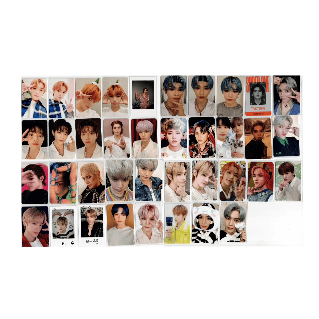 (CLEARANCE) อย่างเป็นทางการ nct 127 taeyong ซีซั่นอวยพรแตะ shalala sanrio superm the link pink chris