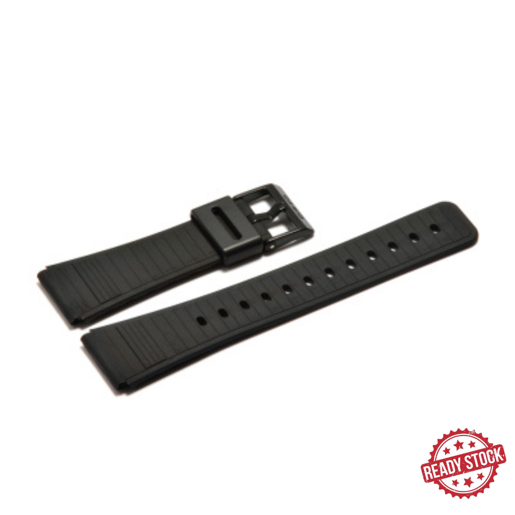สายนาฬิกา PU สําหรับ Casio รุ่น DBC60 DBC600 Data Bank 22mm