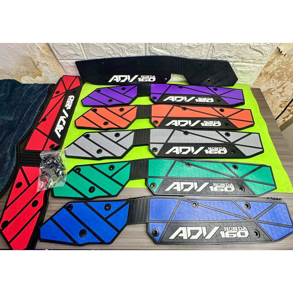 ADV160 พรมยางชั้น Step Board Rest พรม Premium Floorboard พรม ADV 160 PNP Anti Slip Pedal