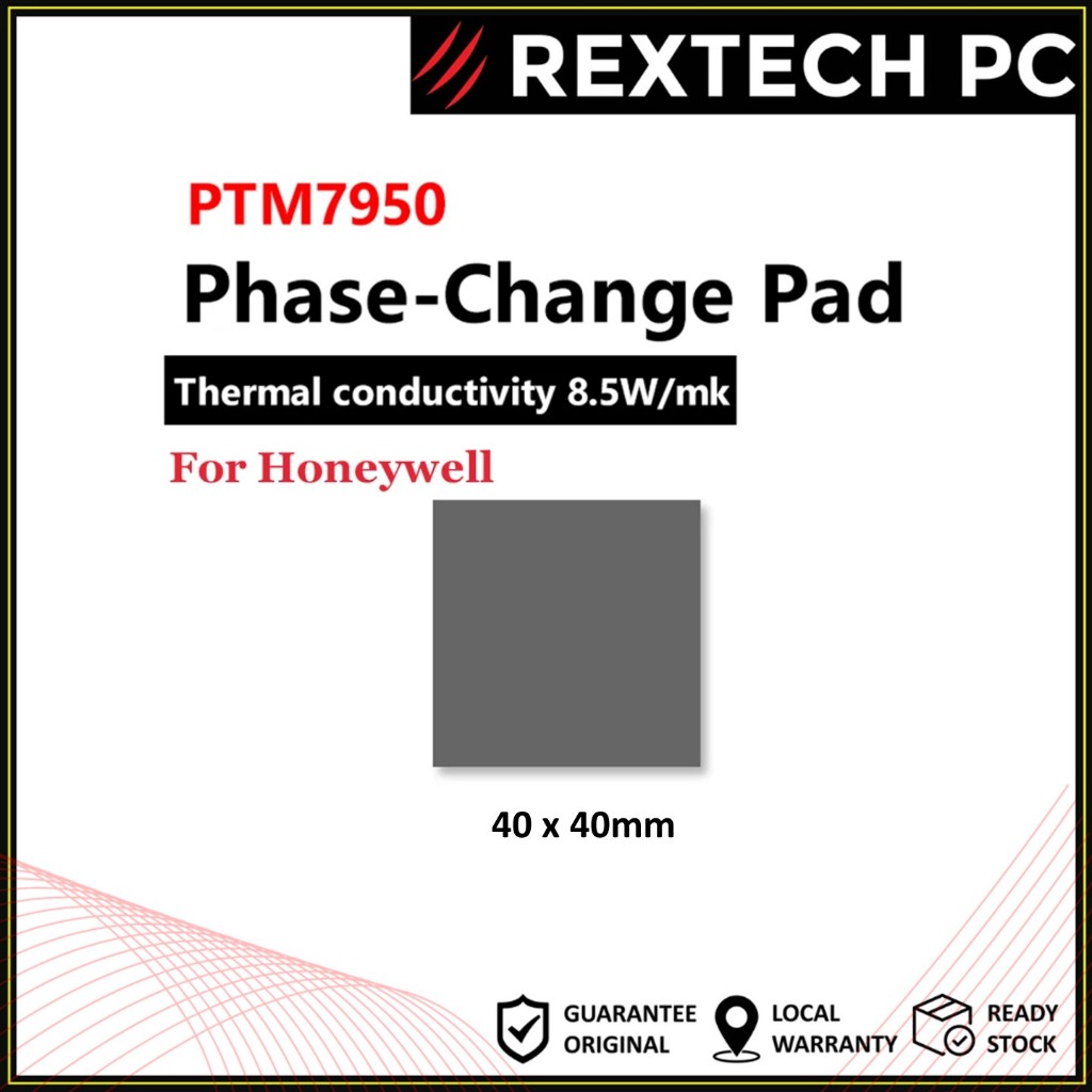 Honeywell- PTM7950 เฟสเปลี่ยนแผ่นความร้อนสําหรับแล็ปท็อปพีซี GPU CPU การนําไฟฟ้าสูง
