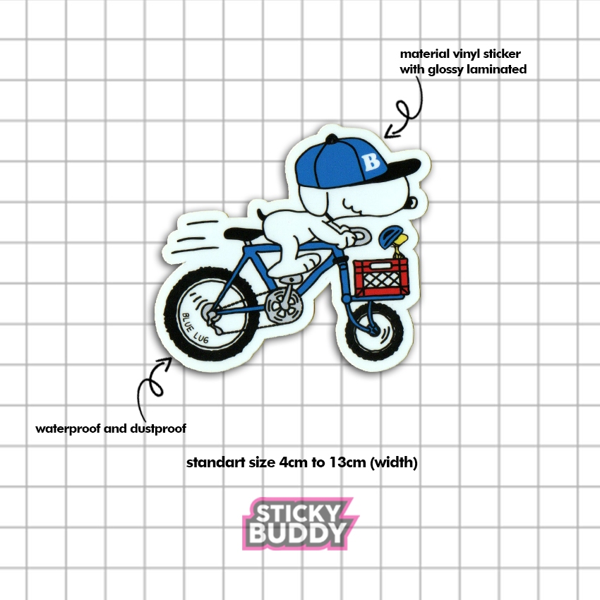 สติ๊กเกอร์ ( Blue Lug Dog )