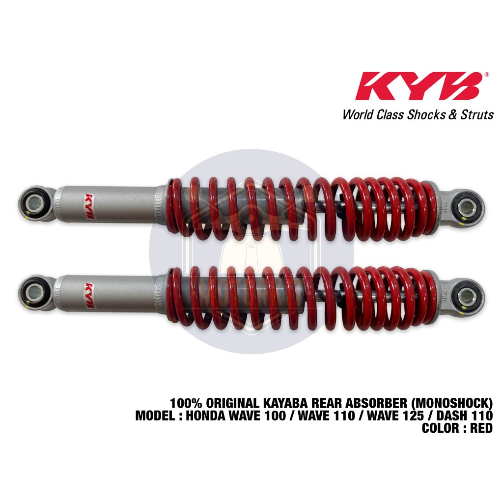 HONDA WAVE 100 110 WAVE 125 DASH 110 KAYABA STANDARD ด้านหลัง ABSORBER BELAKANG MS3025