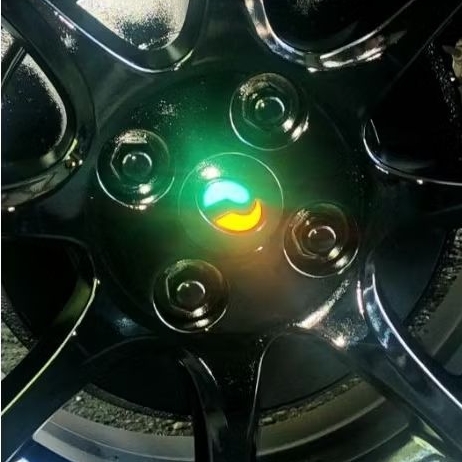 STIKER CAP SPORT RIM LOGO PERODUA ALZA STANDARD RIM 4SET สติ๊กเกอร์