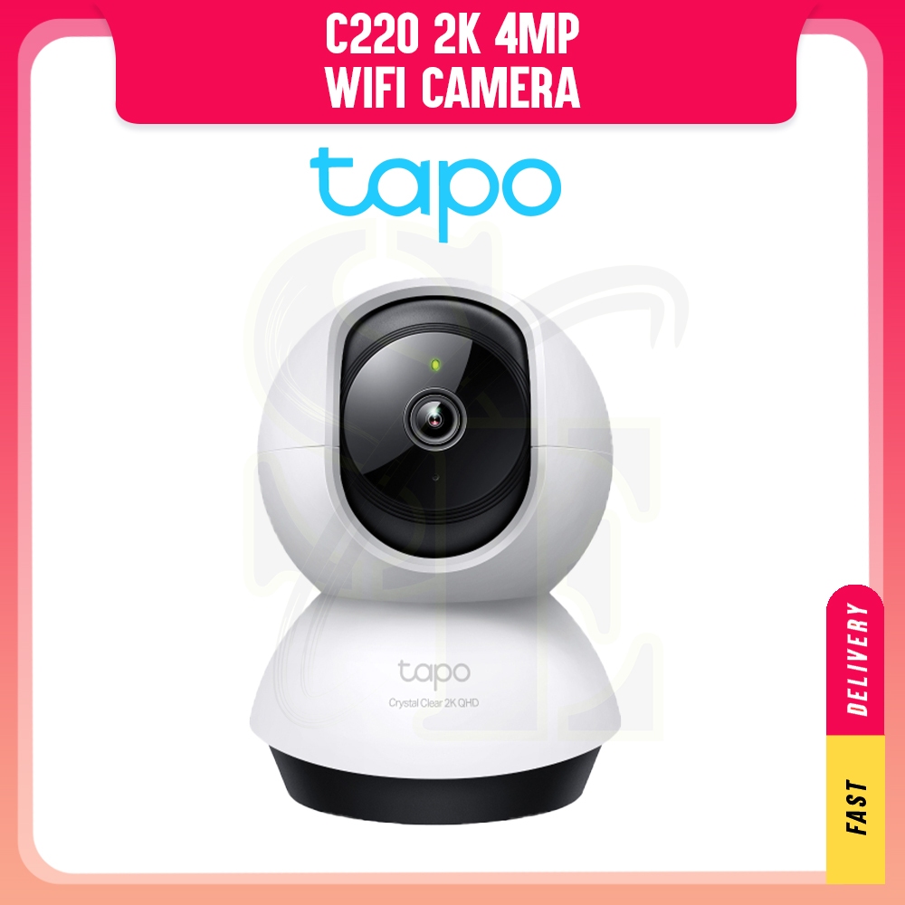 TP-LINK TAPO C220 2K 4MP PanTilt กล้อง Wifi ในร่ม