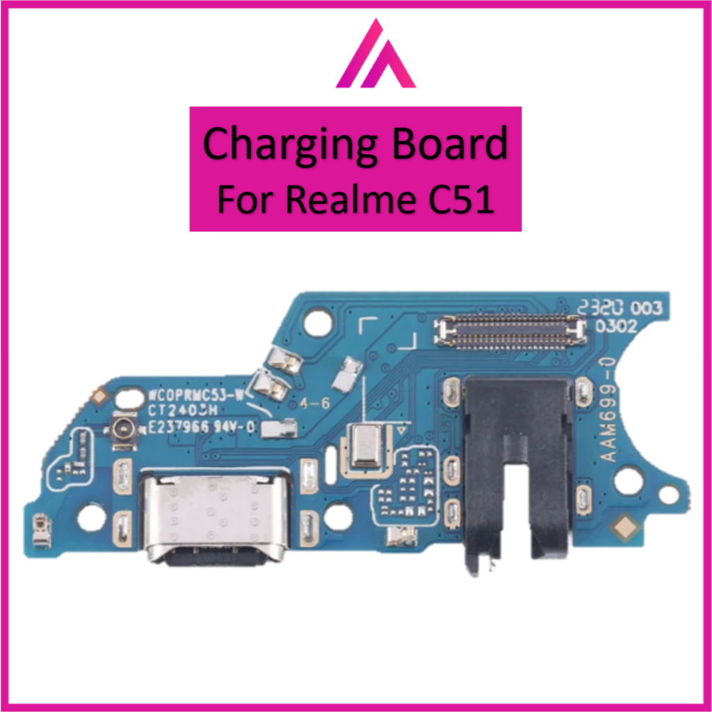 พอร์ตชาร์จชาร์จเข้ากันได้สําหรับRealme C51 4G RMX3830