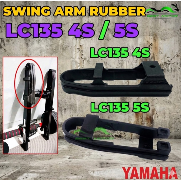 SWING ARM RUBBER GETAH LC135 / LC 135 4S LC135 5S LC135 5SPEED YAMAHA HLY SEAL GUARD CHAIN GUIDE