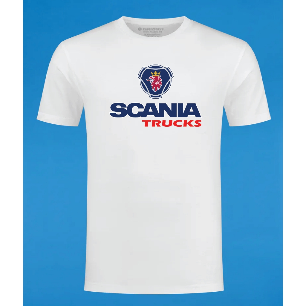 SCANIA TRUCK เสื้อยืดผ้าฝ้ายและ MICROFIBER