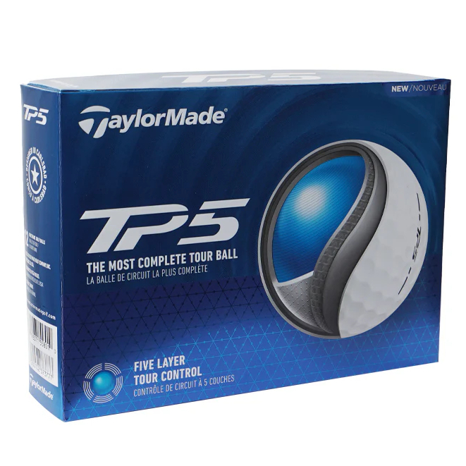 TaylorMade 24 TP5 - ลูกกอล์ฟสีขาว / TP5 PIX 3.0