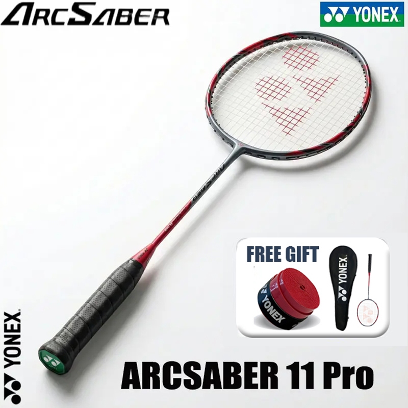 ไม้แบดมินตัน YONEX ARCSABER 11 Pro กีฬา 4U 26-30 ปอนด์กีฬาสําหรับผู้ใหญ่คาร์บอนไฟเบอร์ทั้งหมด