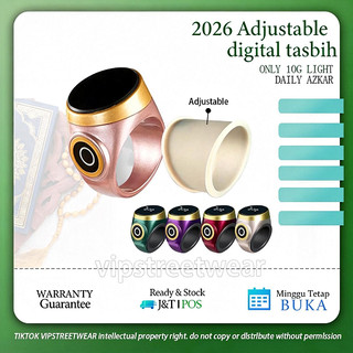 Cincin Tasbih Digital Pintar Zikr Counter untuk Orang Islam