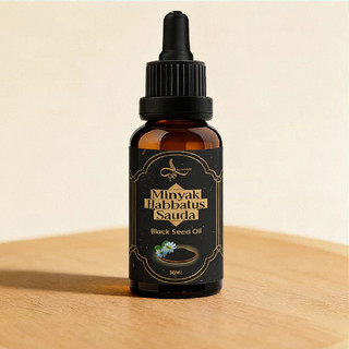Minyak Habbatus Sauda 30ml | Ikhtiar Sunnah Dalaman & Luaran | Antioksidan Tinggi + Tenaga